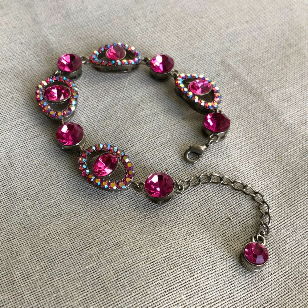 bright PINK bracelet—Legally Blonde inspired